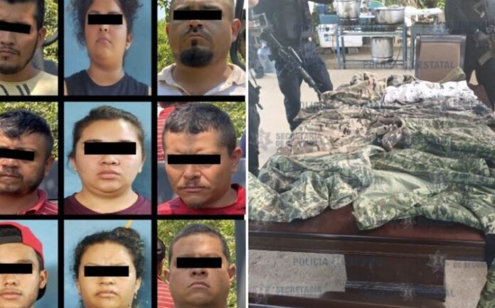 Detienen a 9 presuntos integrantes de La Familia Michoacana