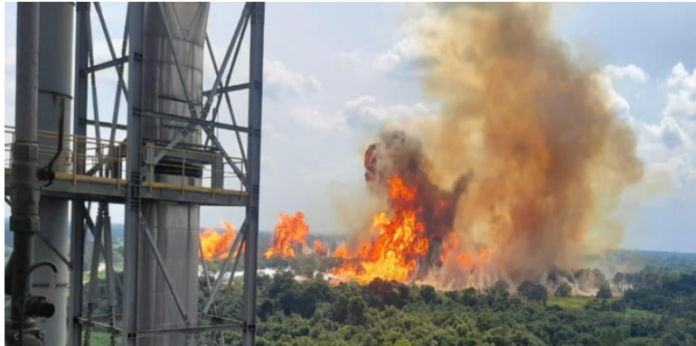 Explotó ducto de Pemex en Tabasco