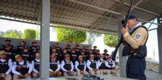 Policía Auxiliar de Puebla refuerza habilidades operativas en prácticas de tiro